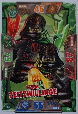 NINJAGO Trading Card Game (German) Series 2 - # 66 Team Zeitzwillinge