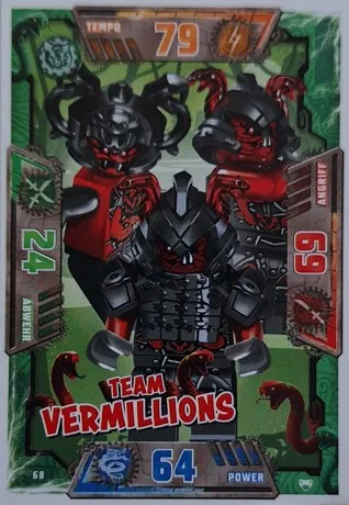 NINJAGO Trading Card Game (German) Series 2 - # 68 Team Vermillions