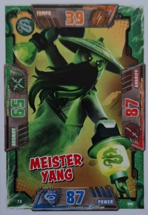 NINJAGO Trading Card Game (German) Series 2 - # 70 Meister Yang