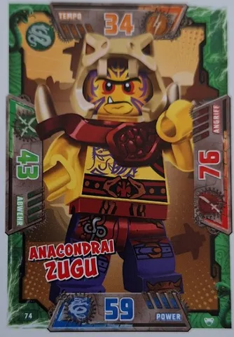 NINJAGO Trading Card Game (German) Series 2 - # 74 Anacondrai Zugu