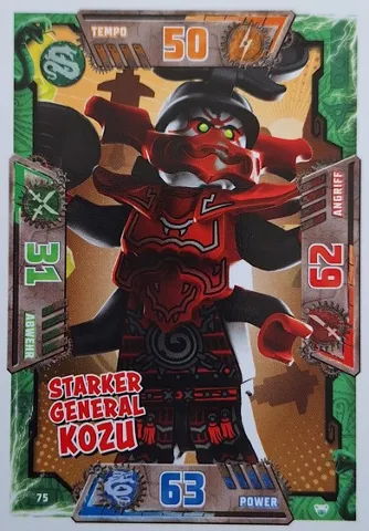 NINJAGO Trading Card Game (German) Series 2 - # 75 Starker General Kozu