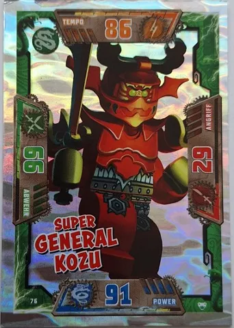 NINJAGO Trading Card Game (German) Series 2 - # 76 Super General Kozu