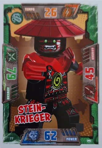NINJAGO Trading Card Game (German) Series 2 - # 77 Stein-Krieger