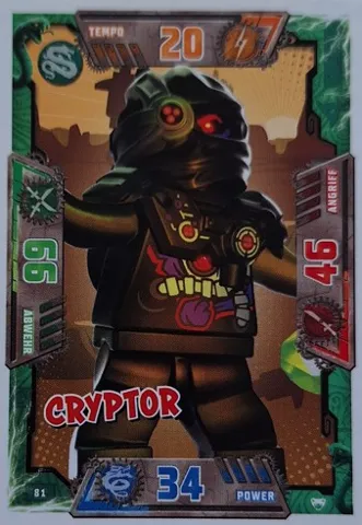 NINJAGO Trading Card Game (German) Series 2 - # 81 Cryptor