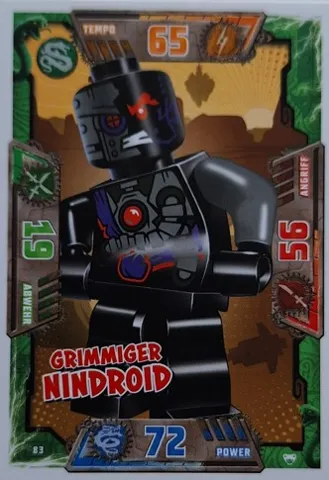NINJAGO Trading Card Game (German) Series 2 - # 83 Grimmiger Nindroid