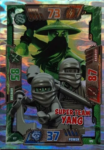 NINJAGO Trading Card Game (German) Series 2 - # 87 Super Team Yang