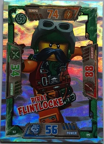 NINJAGO Trading Card Game (German) Series 2 - # 92 Pirat Flintlocke
