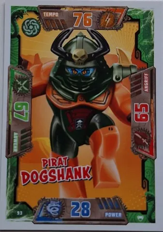 NINJAGO Trading Card Game (German) Series 2 - # 93 Pirat Dogshank