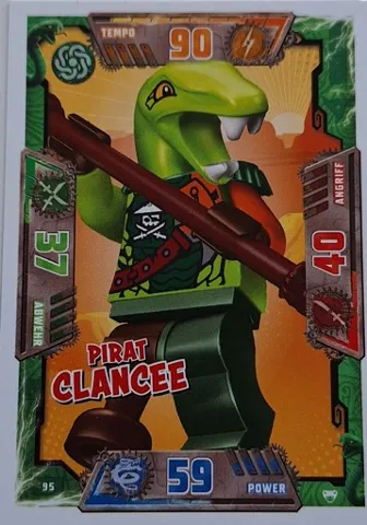 NINJAGO Trading Card Game (German) Series 2 - # 95 Pirat Clancee