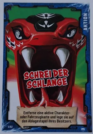 NINJAGO Trading Card Game (German) Series 2 - # 102 Schrei der Schlange
