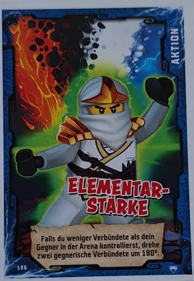 NINJAGO Trading Card Game (German) Series 2 - # 106 Elementar-Stärke