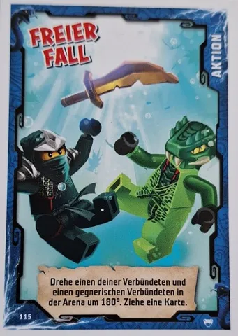 NINJAGO Trading Card Game (German) Series 2 - # 115 Freier Fall