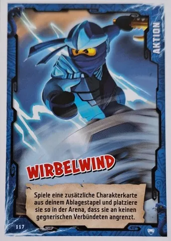 NINJAGO Trading Card Game (German) Series 2 - # 117 Wirbelwind