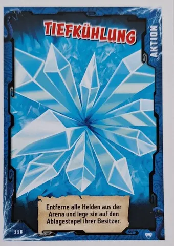 NINJAGO Trading Card Game (German) Series 2 - # 118 Tiefkühlung
