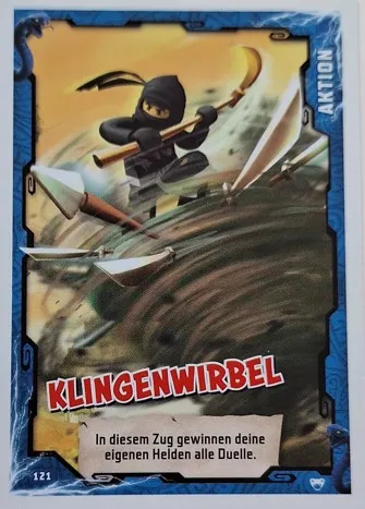 NINJAGO Trading Card Game (German) Series 2 - # 121 Klingenwirbel