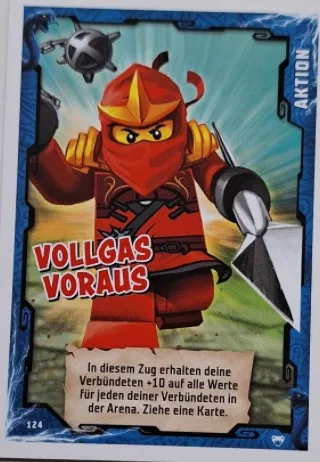 NINJAGO Trading Card Game (German) Series 2 - # 124 Vollgas Voraus