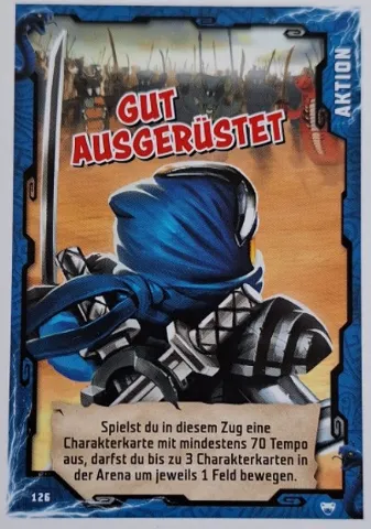 NINJAGO Trading Card Game (German) Series 2 - # 126 Gut Ausgerüstet