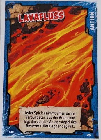 NINJAGO Trading Card Game (German) Series 2 - # 130 Lavafluss