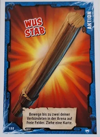 NINJAGO Trading Card Game (German) Series 2 - # 132 Wus Stab