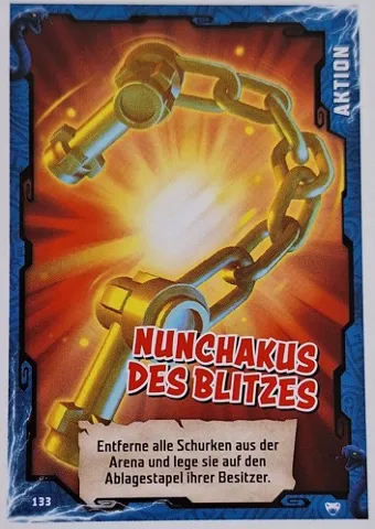 NINJAGO Trading Card Game (German) Series 2 - # 133 Nunchakus des Blitzes