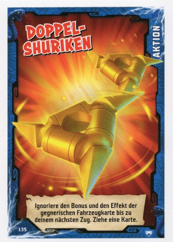 NINJAGO Trading Card Game (German) Series 2 - # 135 Doppel-Shuriken
