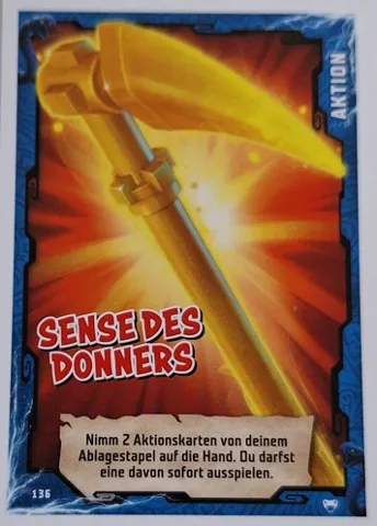 NINJAGO Trading Card Game (German) Series 2 - # 136 Sense des Donners