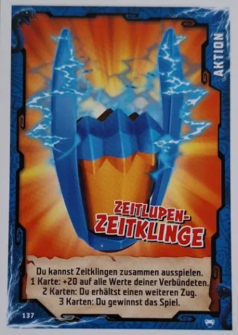 NINJAGO Trading Card Game (German) Series 2 - # 137 Zeitlupen-Zeitklinge