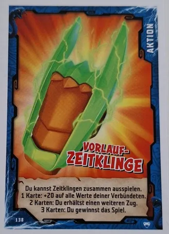 NINJAGO Trading Card Game (German) Series 2 - # 138 Vorlauf-Zeitklinge