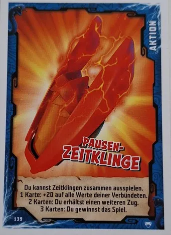 NINJAGO Trading Card Game (German) Series 2 - # 139 Pausen-Zeitklinge