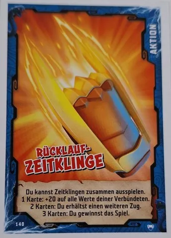 NINJAGO Trading Card Game (German) Series 2 - # 140 Rücklauf-Zeitklinge