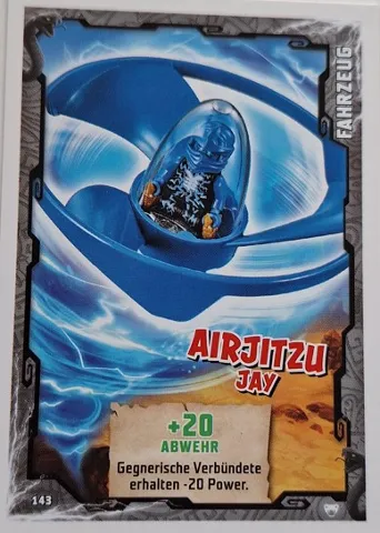 NINJAGO Trading Card Game (German) Series 2 - # 143 Airjitzu Jay