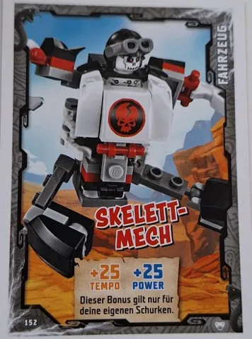 NINJAGO Trading Card Game (German) Series 2 - # 152 Skelett-Mech