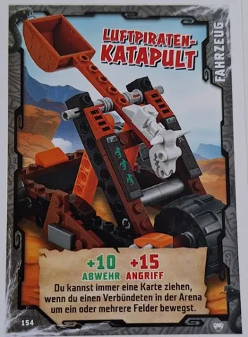 NINJAGO Trading Card Game (German) Series 2 - # 154 Luftpiraten-Katapult