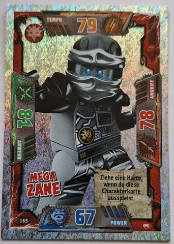 NINJAGO Trading Card Game (German) Series 2 - # 165 Mega Zane