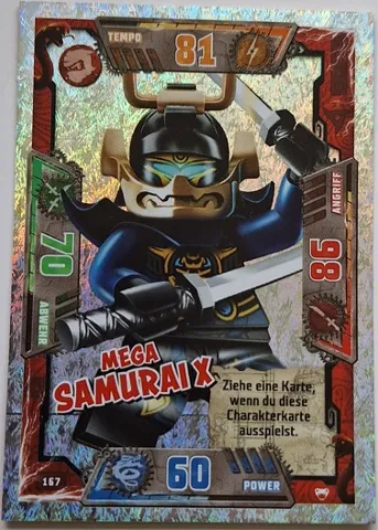 NINJAGO Trading Card Game (German) Series 2 - # 167 Mega Samurai X