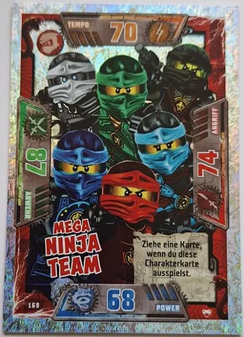 NINJAGO Trading Card Game (German) Series 2 - # 169 Mega Ninja Team
