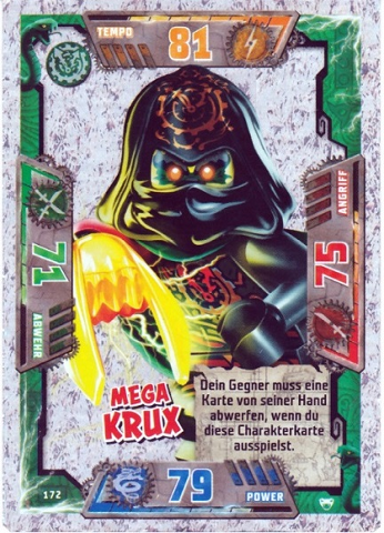 NINJAGO Trading Card Game (German) Series 2 - # 172 Mega Krux