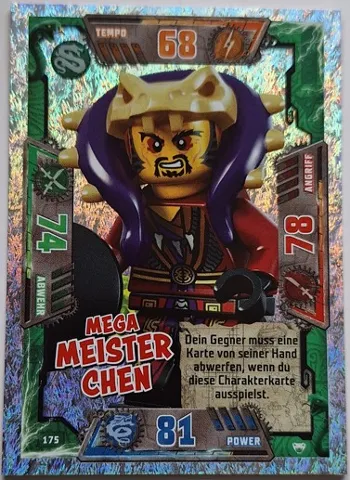 NINJAGO Trading Card Game (German) Series 2 - # 175 Mega Meister Chen