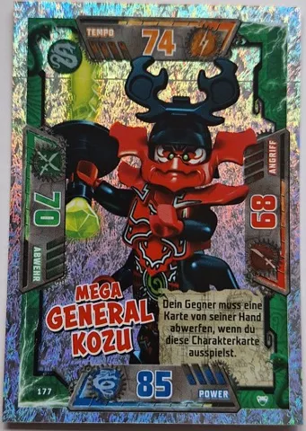 NINJAGO Trading Card Game (German) Series 2 - # 177 Mega General Kozu