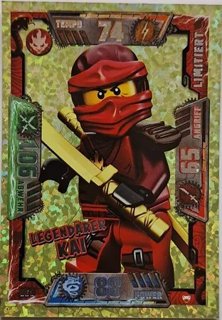 NINJAGO Trading Card Game (German) Series 2 - # LE1 Legendärer Kai Limited Edition