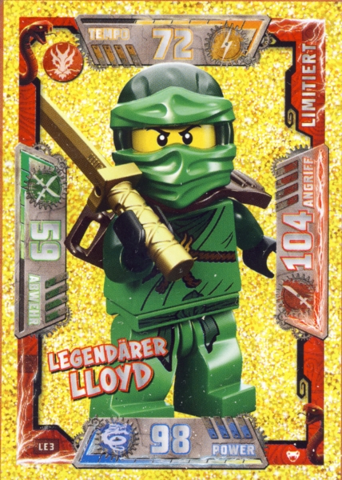 NINJAGO Trading Card Game (German) Series 2 - # LE3 Legendärer Lloyd Limited Edition