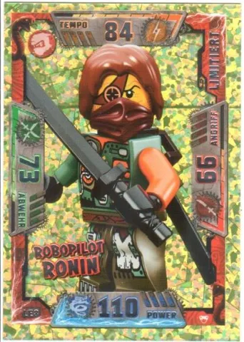 NINJAGO Trading Card Game (German) Series 2 - # LE8 Robopilot Ronin Limited Edition