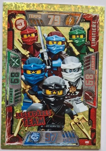 NINJAGO Trading Card Game (German) Series 2 - # LE10 Legendäres Team Limited Edition