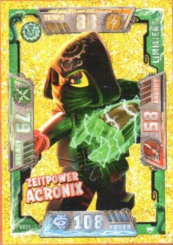 NINJAGO Trading Card Game (German) Series 2 - # LE11 Zeitpower Acronix Limited Edition