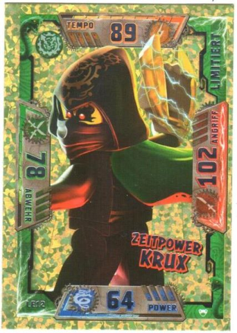 NINJAGO Trading Card Game (German) Series 2 - # LE12 Zeitpower Krux Limited Edition