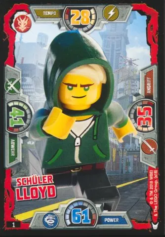 NINJAGO Trading Card Game (German) Series 3 - # 1 Schüler Lloyd