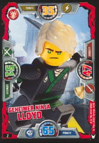NINJAGO Trading Card Game (German) Series 3 - # 2 Geheimer Ninja Lloyd