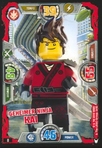 NINJAGO Trading Card Game (German) Series 3 - # 8 Geheimer Ninja Kai