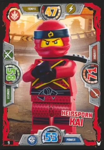 NINJAGO Trading Card Game (German) Series 3 - # 9 Heißsporn Kai