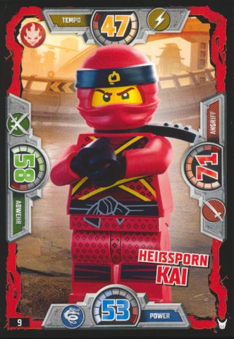 NINJAGO Trading Card Game (German) Series 3 - # 9 Heißsporn Kai
